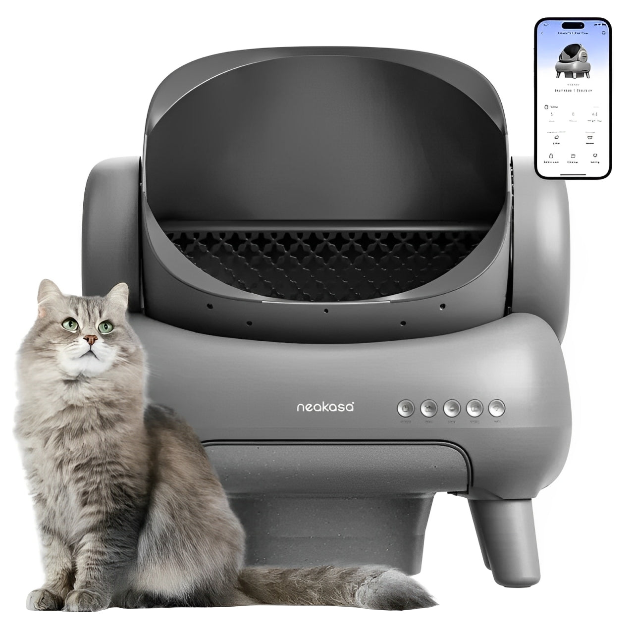 Smart Self-Cleaning Cat Litter Box with App Control