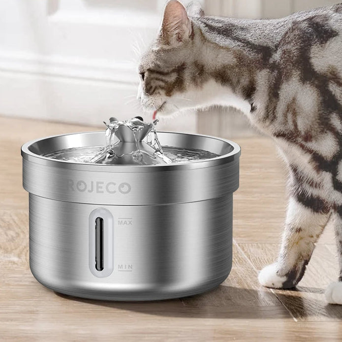 Stainless Steel Cat Water Fountain 2L – The Cat Lover Shop