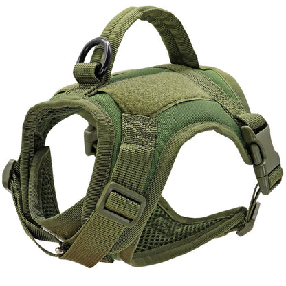 Cat Harness with Handle green