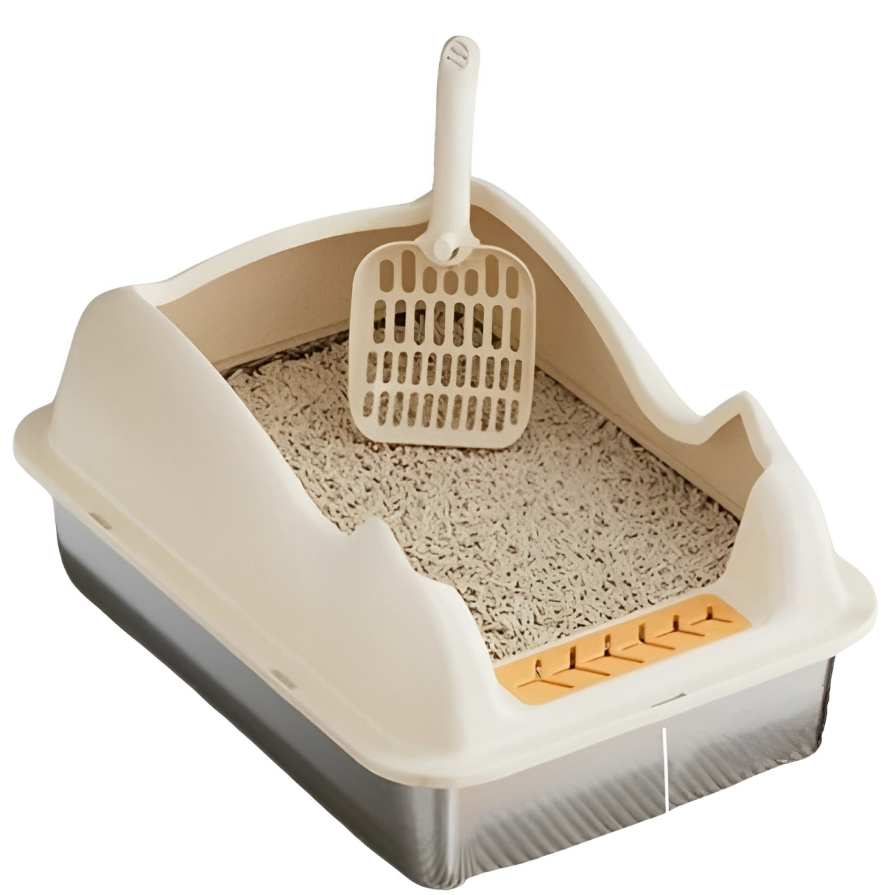 Extra Large Stainless Steel Cat Litter Box