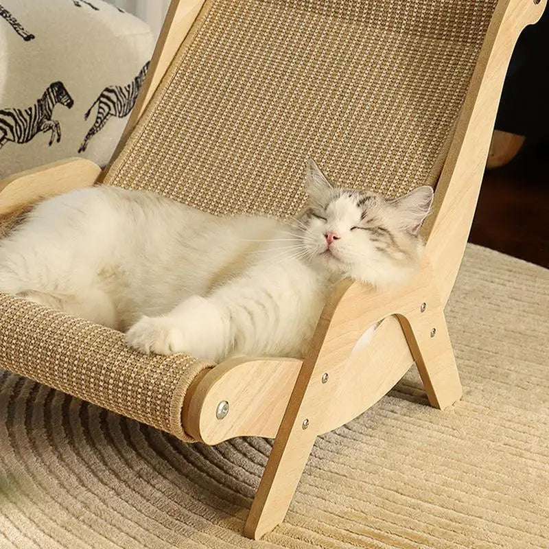 Sisal Cat Scratcher - Lounge Chair Stylish and Durable