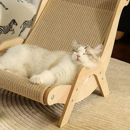 Sisal Cat Scratcher - Lounge Chair Stylish and Durable