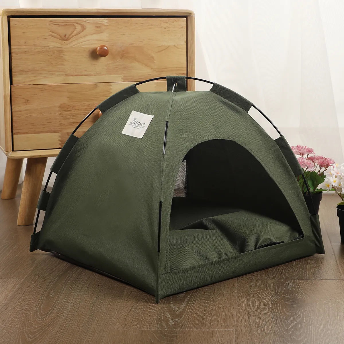 Indoor Camping Foldable Cat Tent Bed