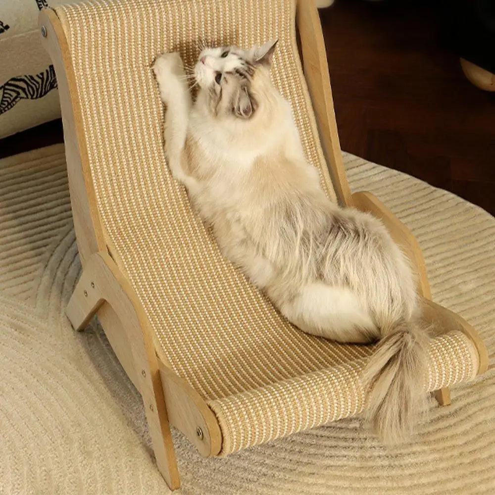 Sisal Cat Scratcher - Lounge Chair Stylish and Durable