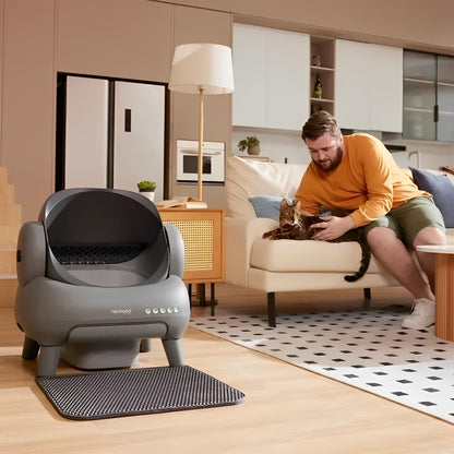 Smart Self-Cleaning Cat Litter Box with App Control